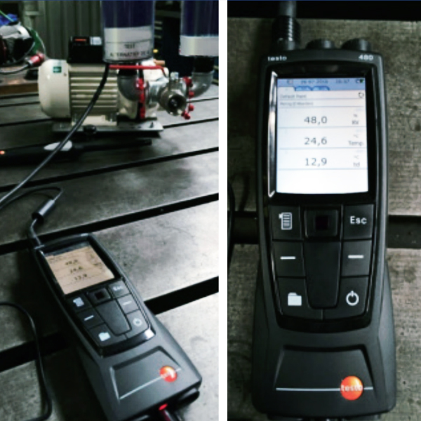 Long-term test comparison chart