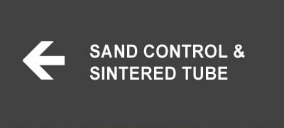 sand control sintered tube
